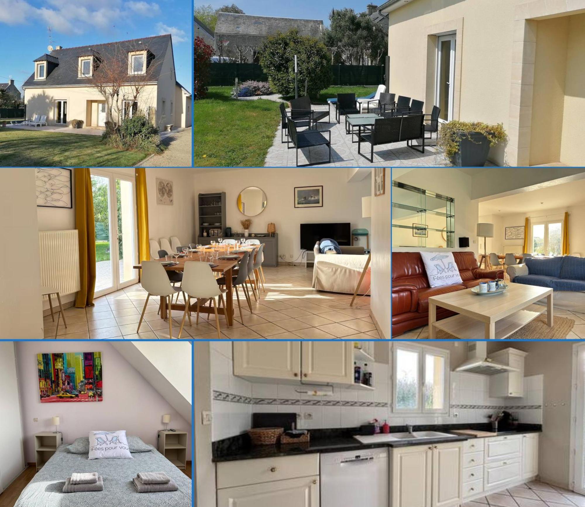Villa Des Pontons Maison 5 Chambres Avec Grand Jardin Clos Et Belle Terrasse Sejour Spacieux Lumineux A 2 Kms De La Plage D'Arromanches Pres De Bayeux, Omaha Beach - Table De Ping Pong - Garage Tracy-sur-Mer Екстер'єр фото